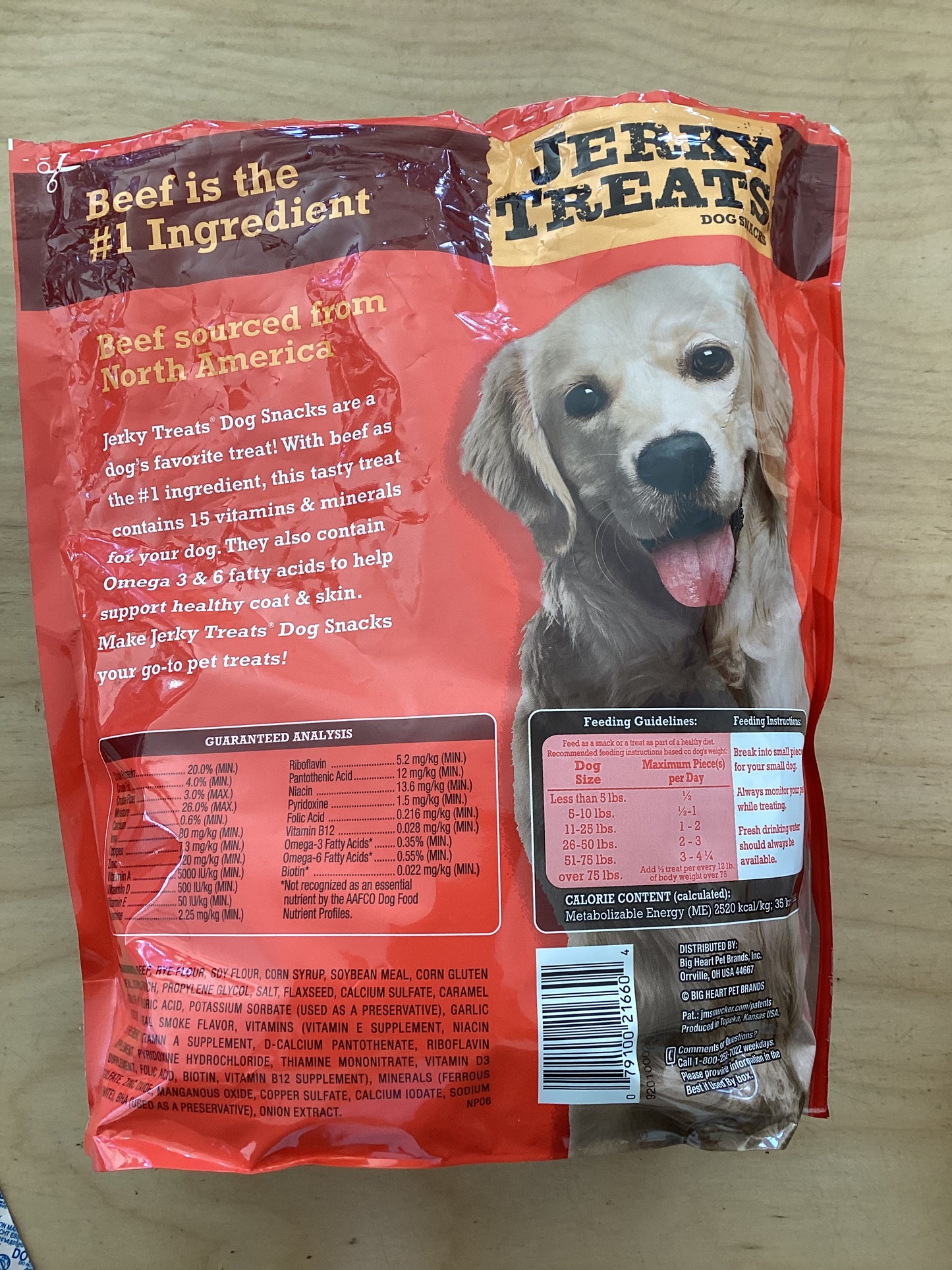 Beef jerky treat