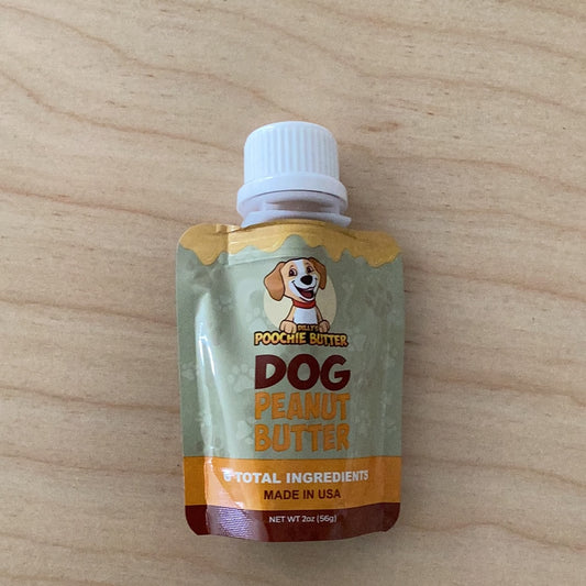 Dilly's Poochie Butter PB Pouch Treat 2 0z