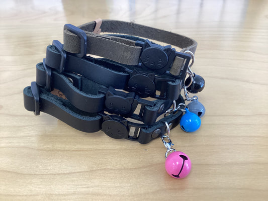Wylie Mutt cat collar -leather