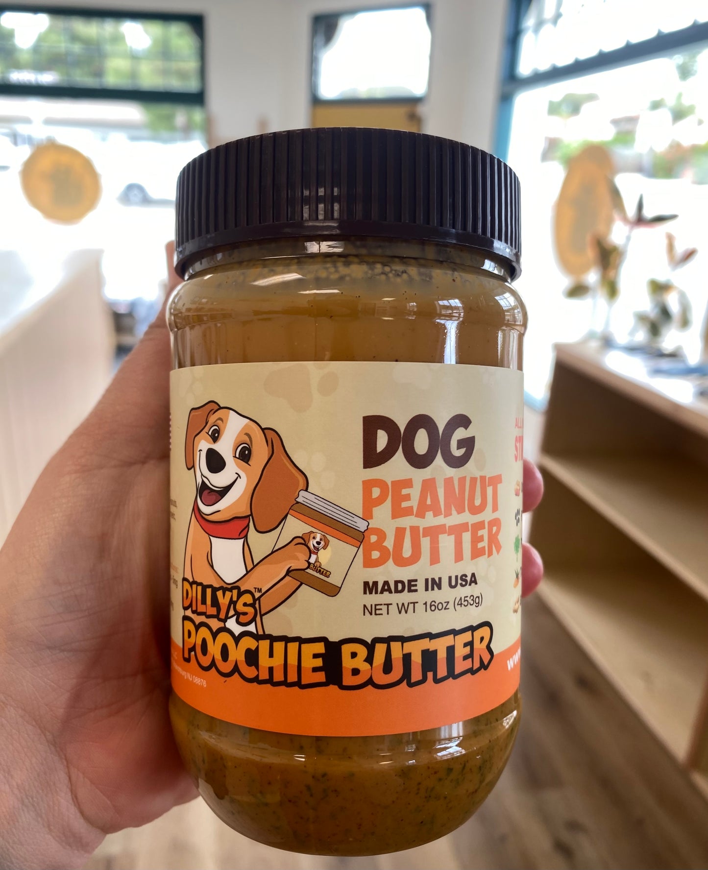 Dilly's Dog Peanut Butter Jar