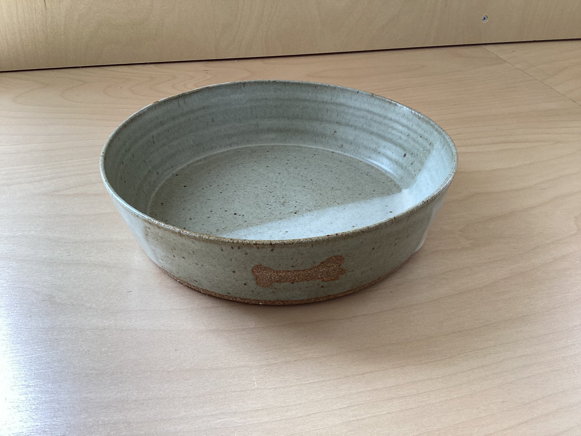 Wylie Mutt Ceramic Dog Bowl large
