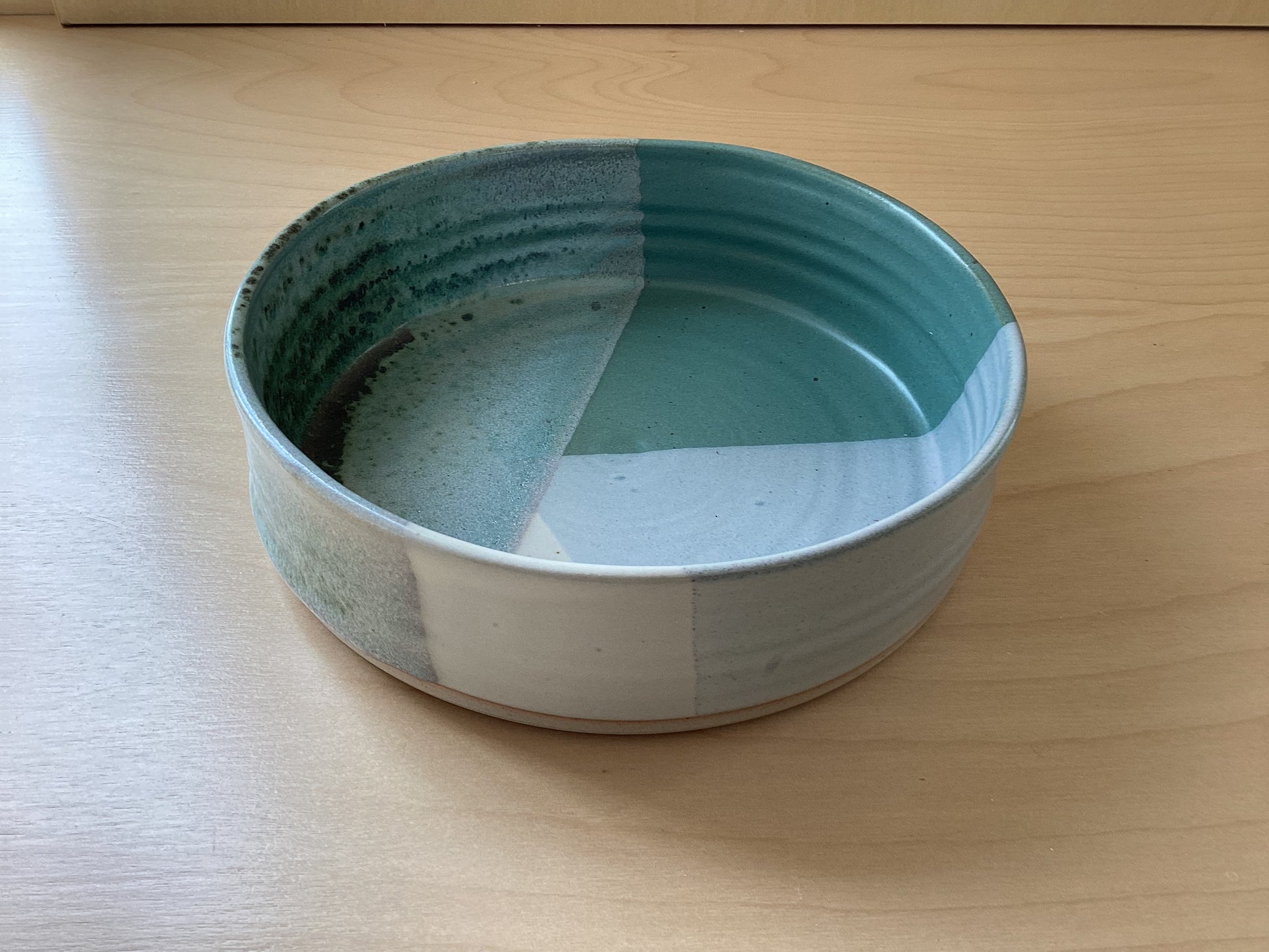 Large stoneware best sale dog bowls